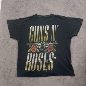 Vintage 00s Guns N' Roses rock band t-shirt distressed size XL